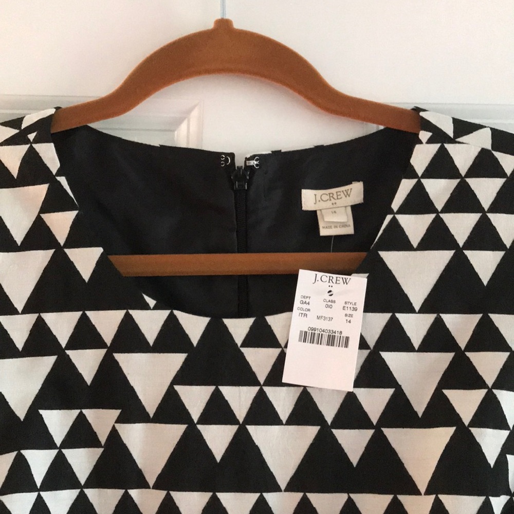 NWT J. CREW factory triangle dress - Picture 3 of 5